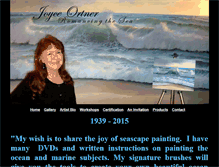 Tablet Screenshot of joyceortner.com